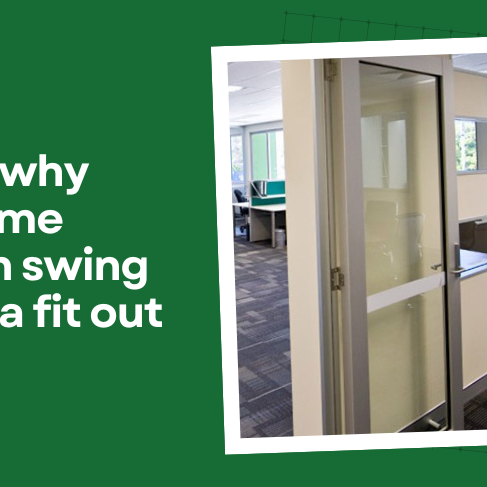 5 reasons why our Supreme aluminium swing doors are a fit out favourite