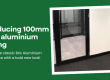 Introducing 100mm black aluminium skirting: Its the same calssic Bris Al performance with a bold new look!