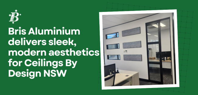 Bris Aluminium delivers sleep, modern, aesthetics for Ceilings by Design NSW
