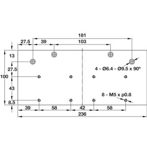DCL Overhead Door Closer Drop plate