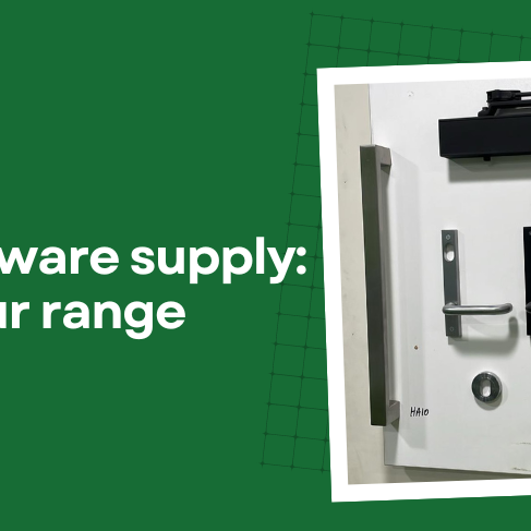 Door Hardware supply: explore our range
